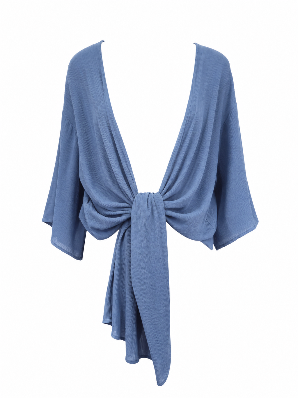 Poncho azul