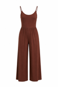 Jumpsuit tirantes café