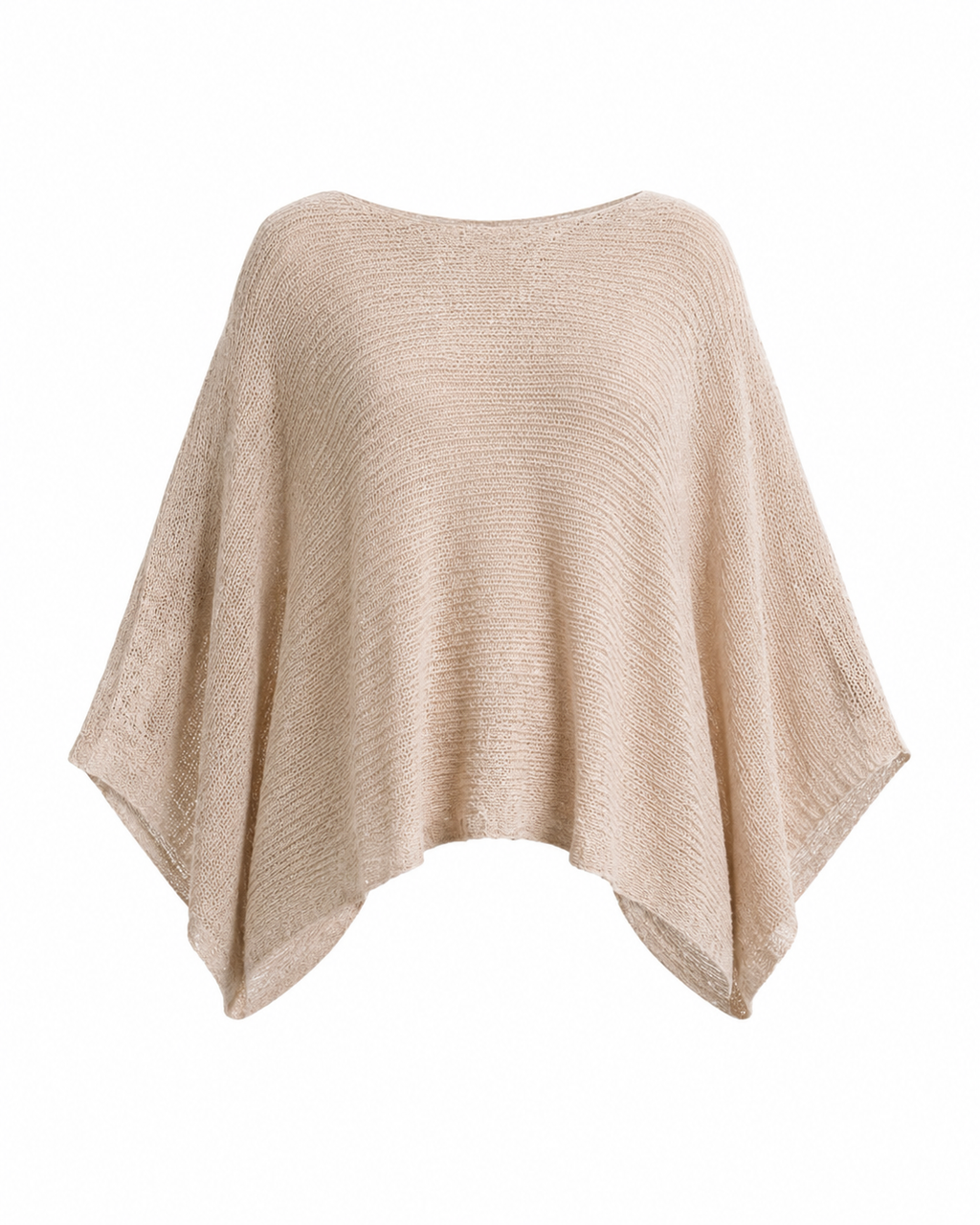 Poncho crema