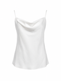 Blusa tirantes blanca satin