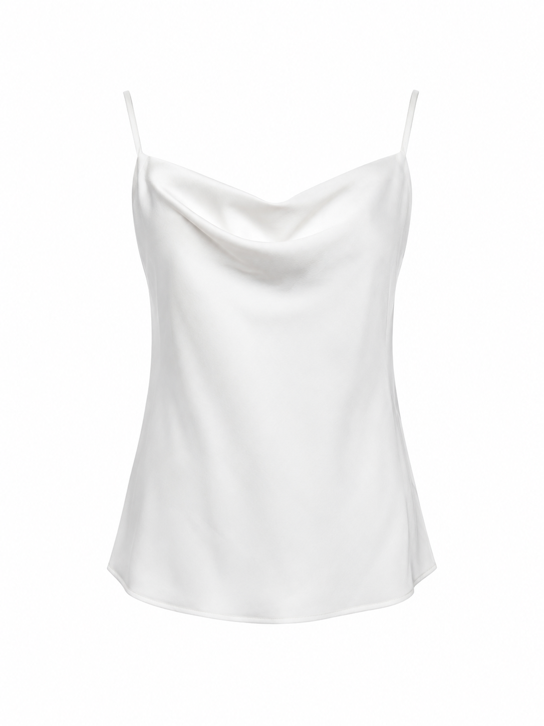 Blusa tirantes blanca satin