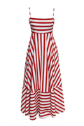Vestido de tirantes con rayas