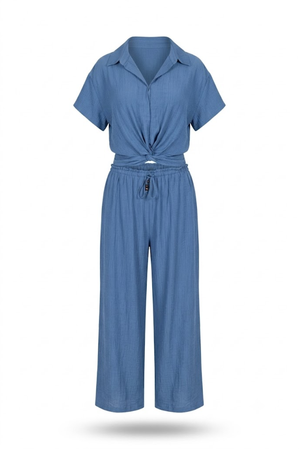 Conjunto Azul con pantalón