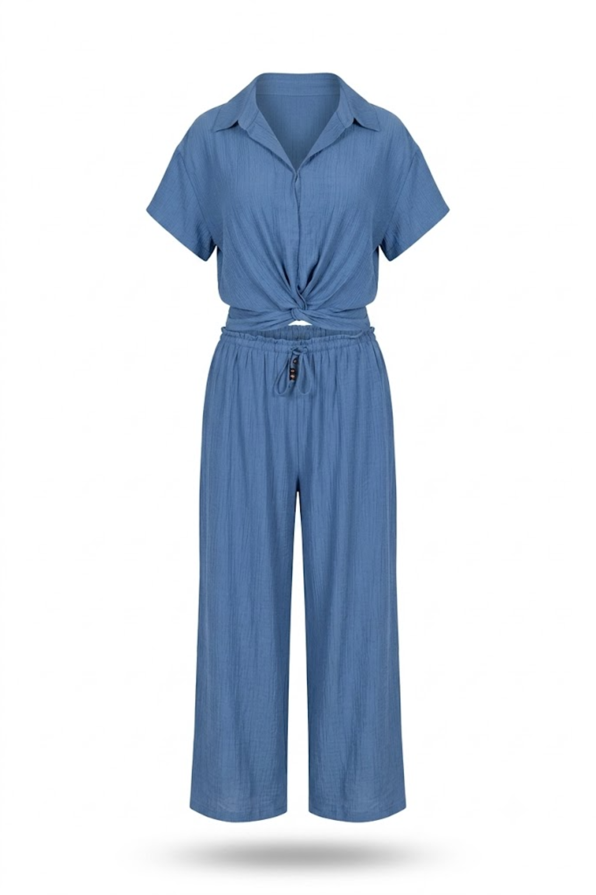 Conjunto Azul con pantalón