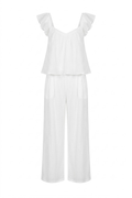 Conjunto Blanco sin mangas