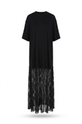 Vestido largo negro