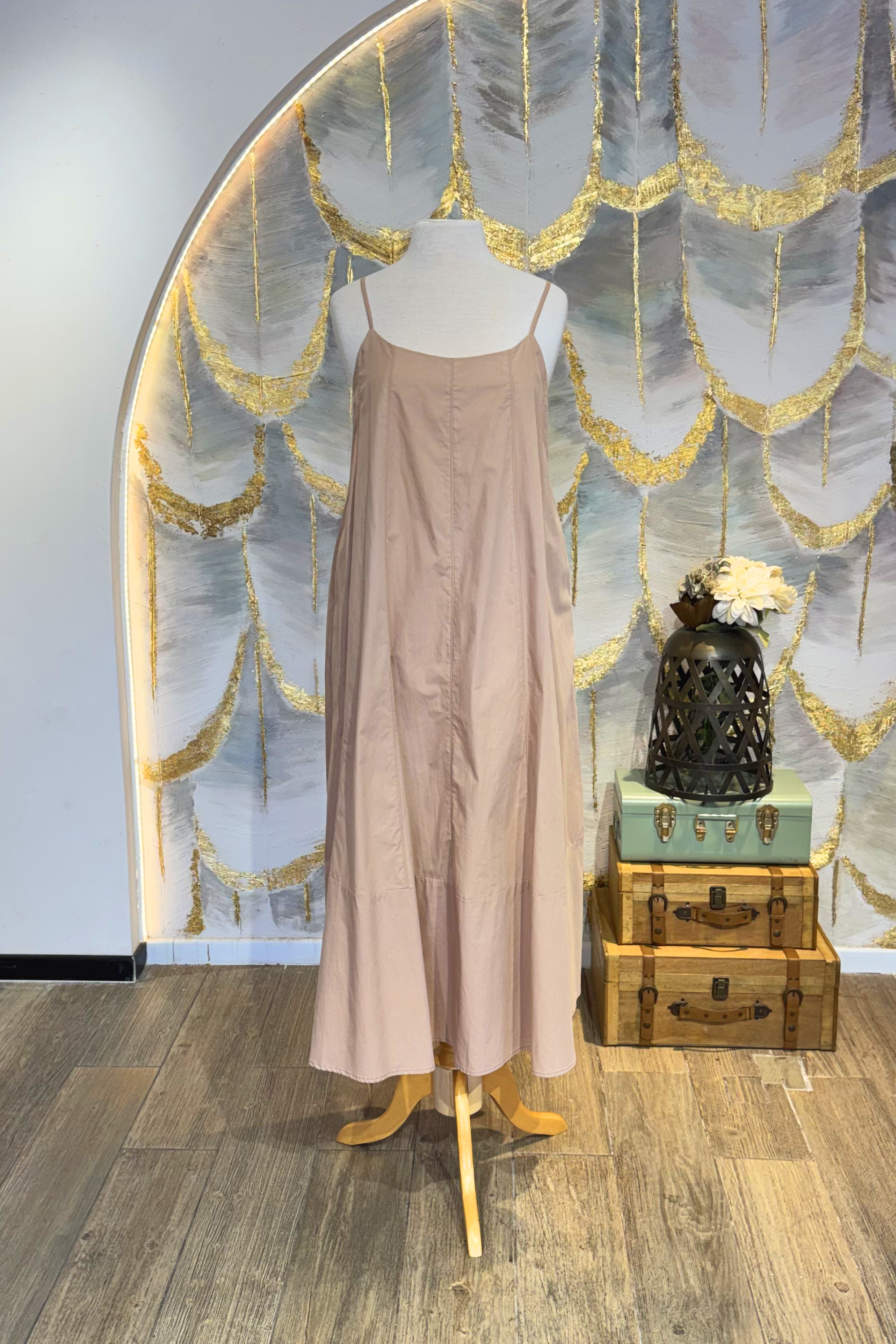 Vestido Beige largo