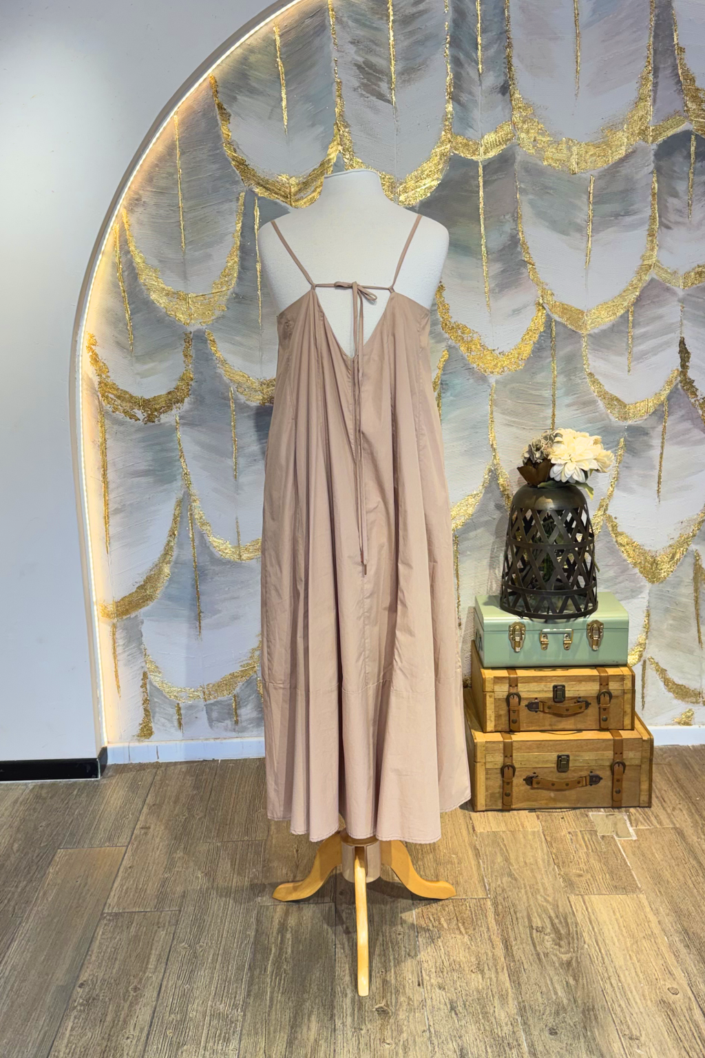 Vestido Beige largo