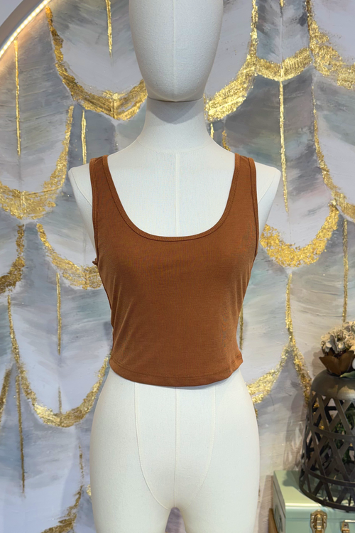 Blusa Camel de tirantes