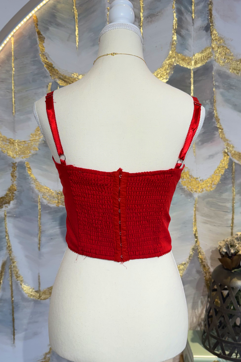 Top tirantes rojo