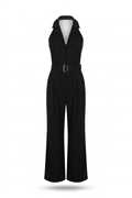 Jumpsuit negro cuello halter