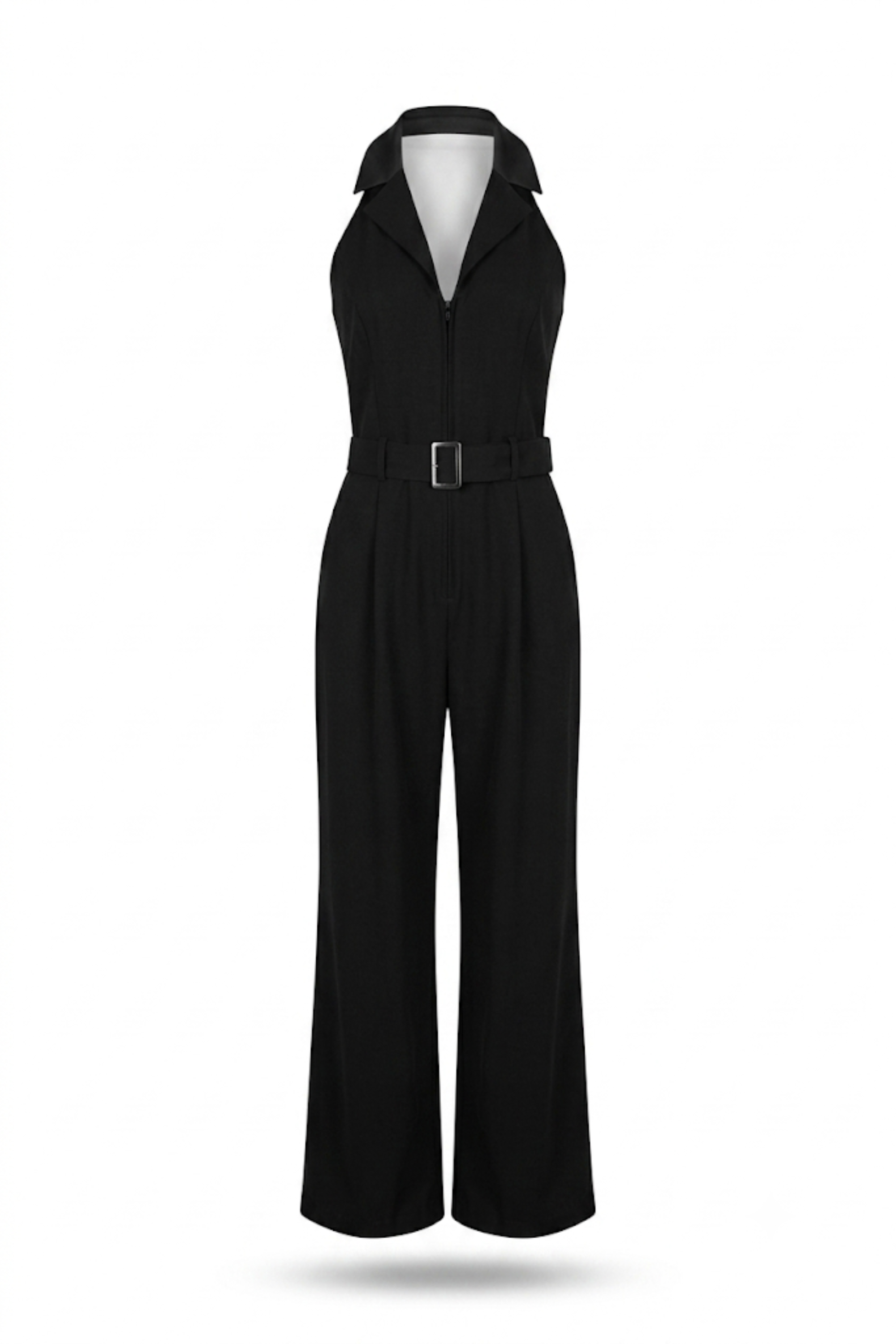 Jumpsuit negro cuello halter