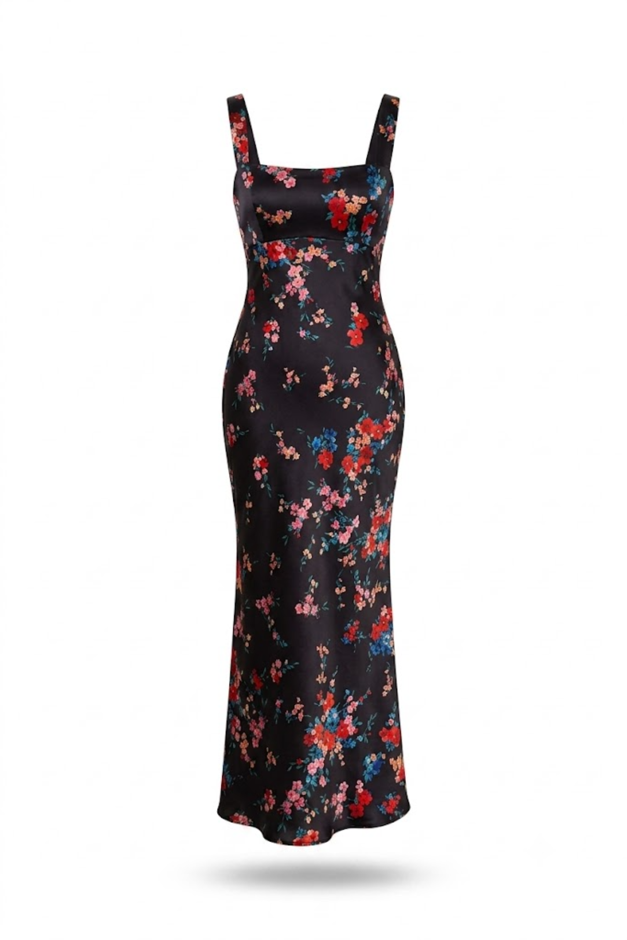 Vestido azul floreado