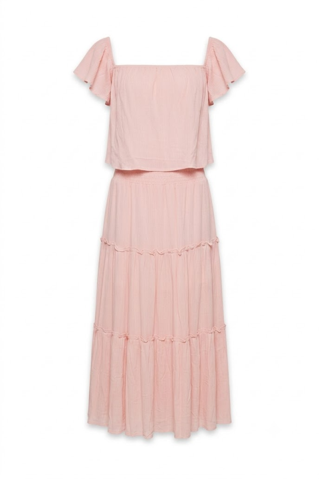 Conjunto rosa con falda