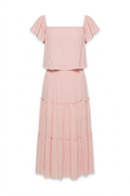 Conjunto rosa con falda