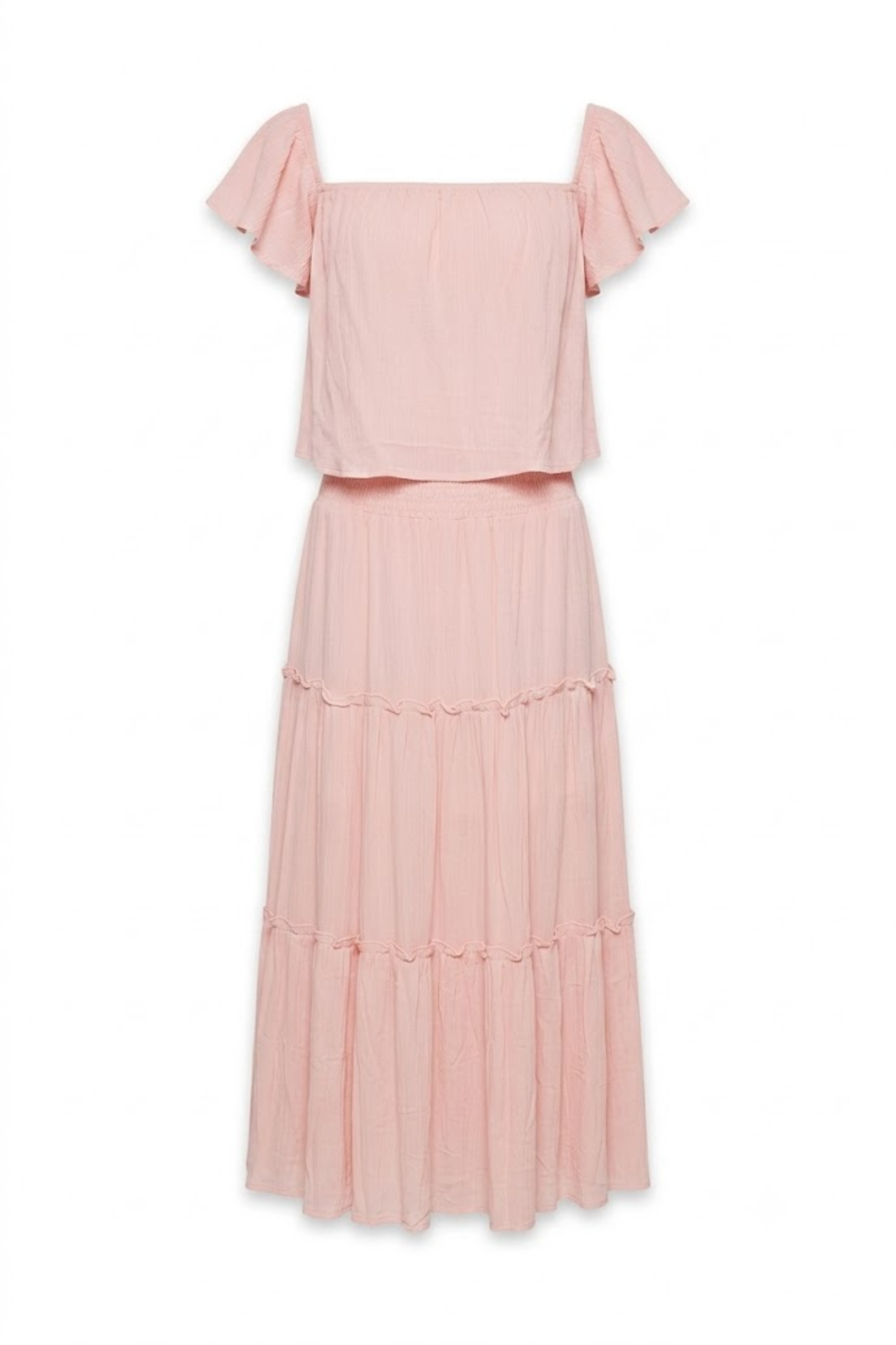 Conjunto rosa con falda