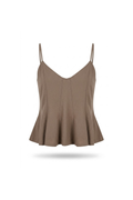 Blusa Cafe de tirantes
