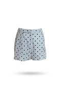 Short blanco con puntos