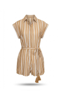 Jumpsuit Rayas cafe / Beife