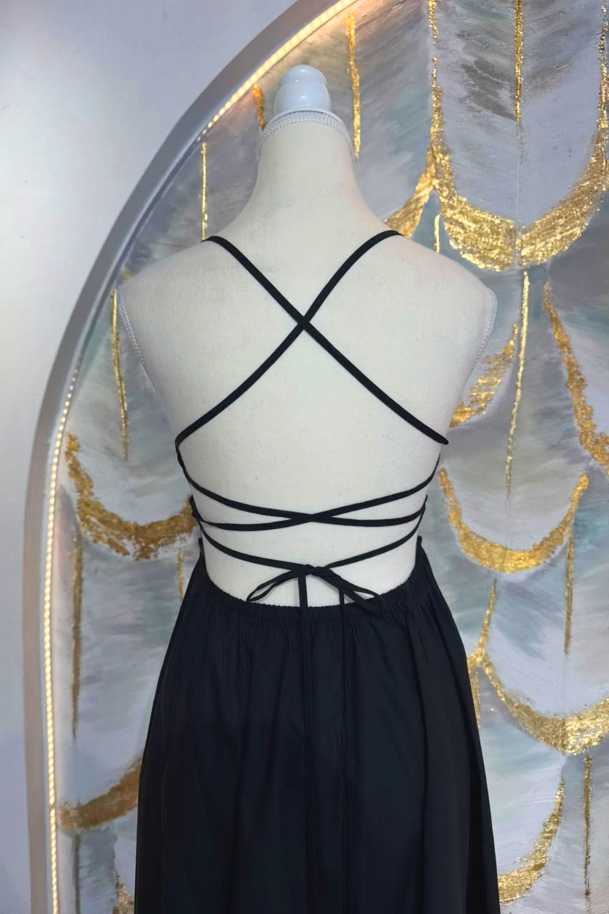 Vestido tirantes negro