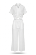 Conjunto Blanco con pantalon