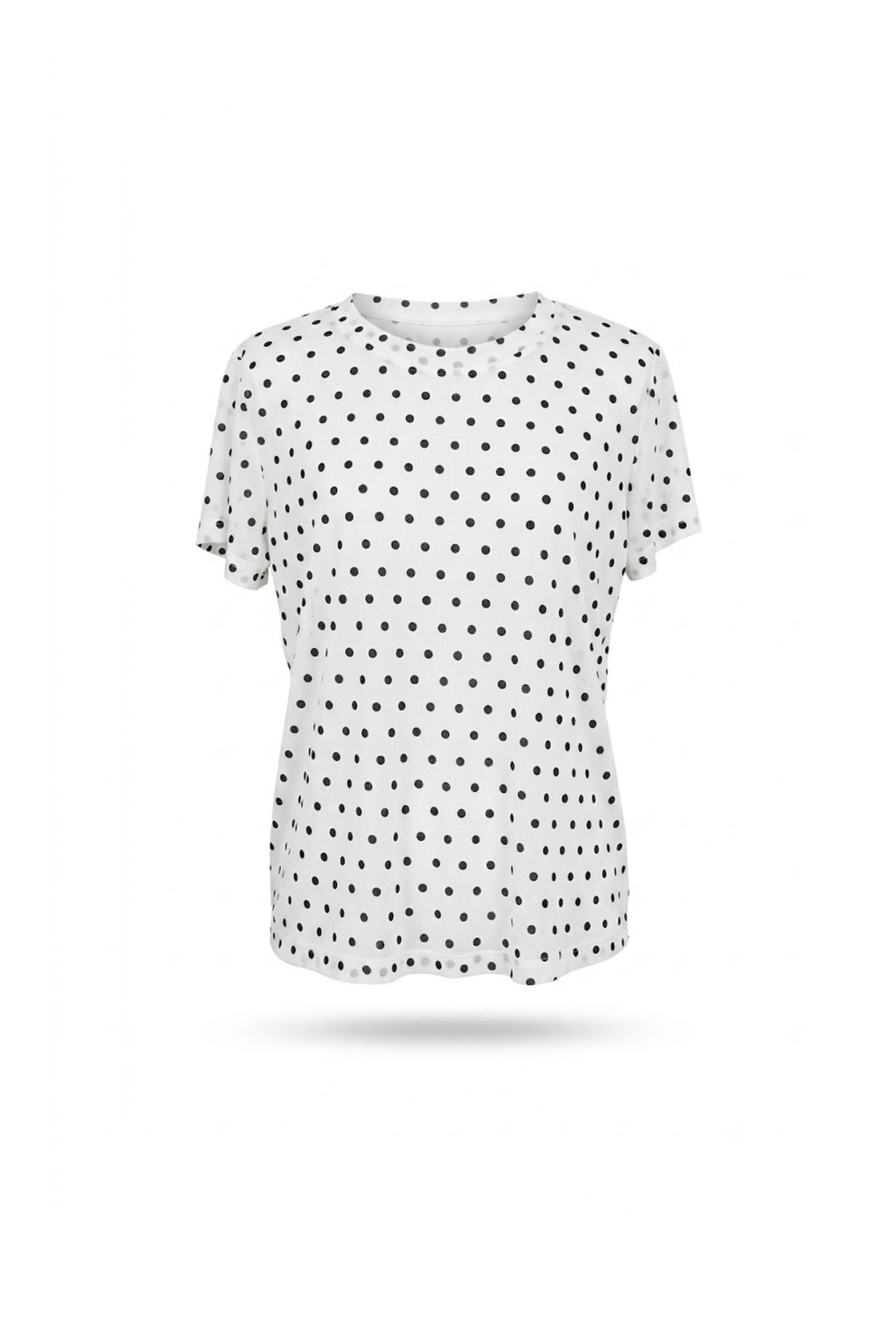 Blusa blanca con puntos