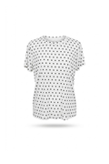 Blusa blanca con puntos