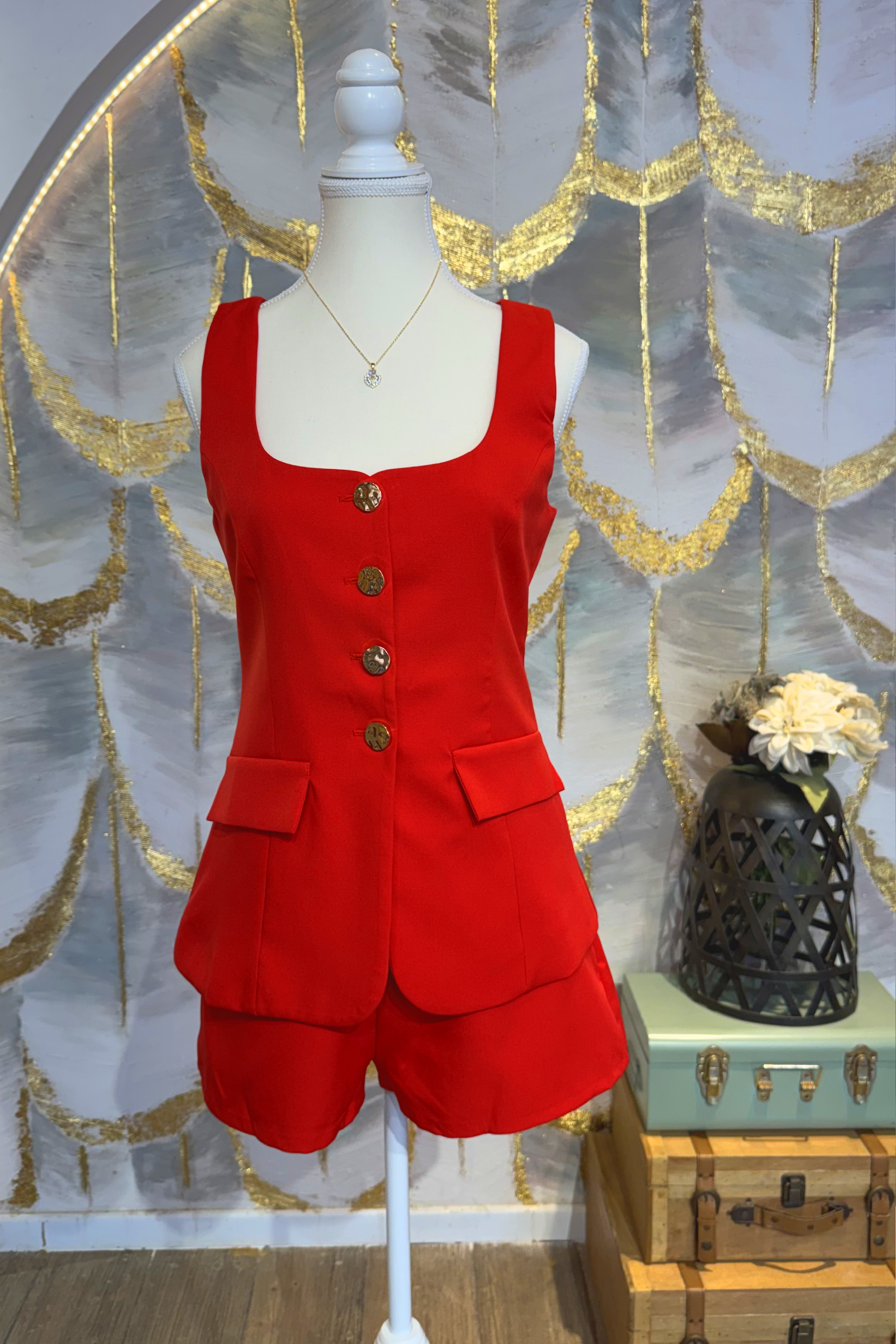 Jumpsuit Rojo