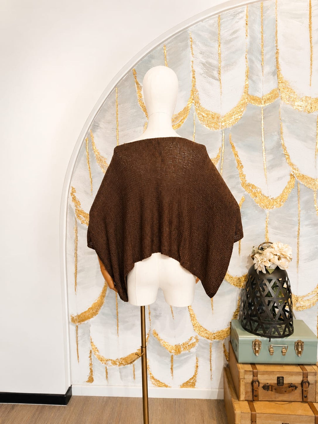 Poncho café