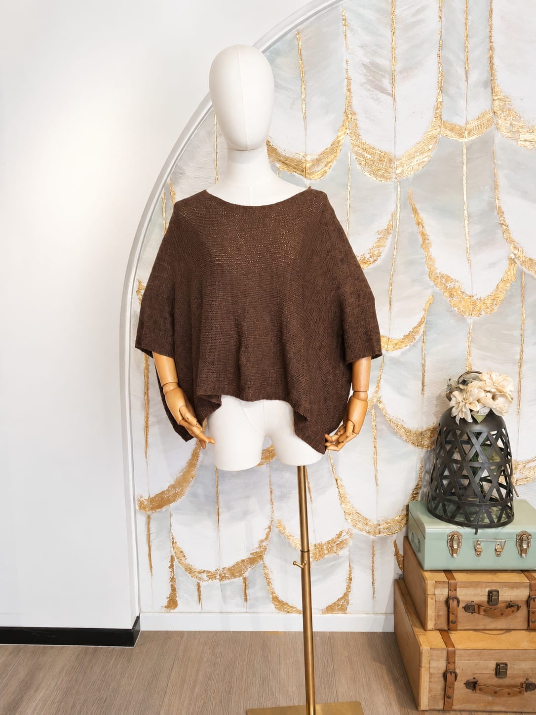 Poncho café