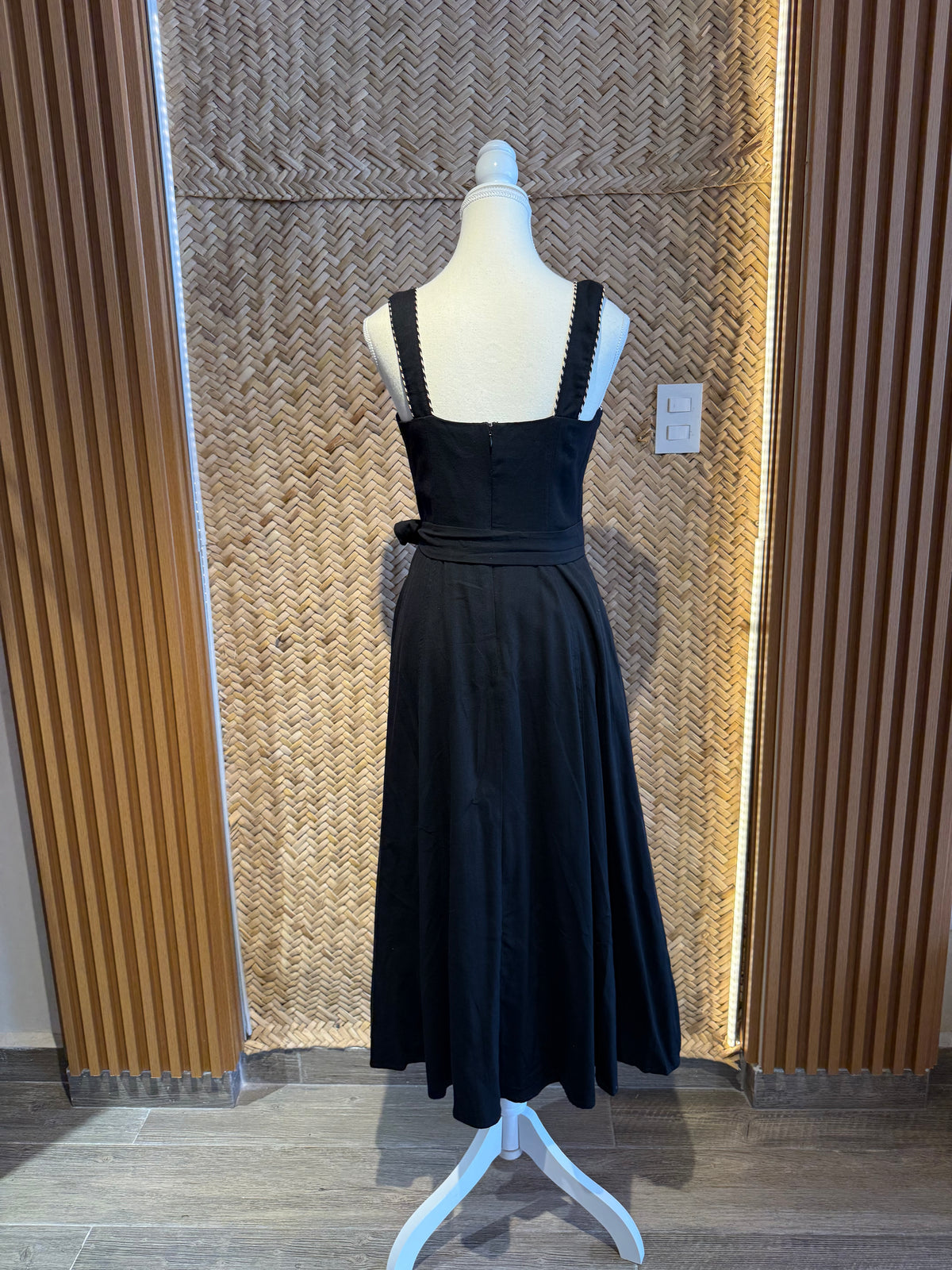 Vestido negro Lino