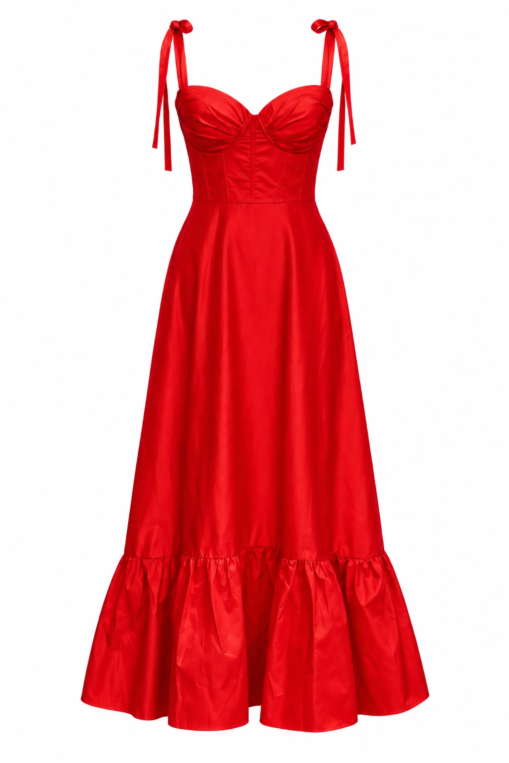 Vestido Rojo tirantes