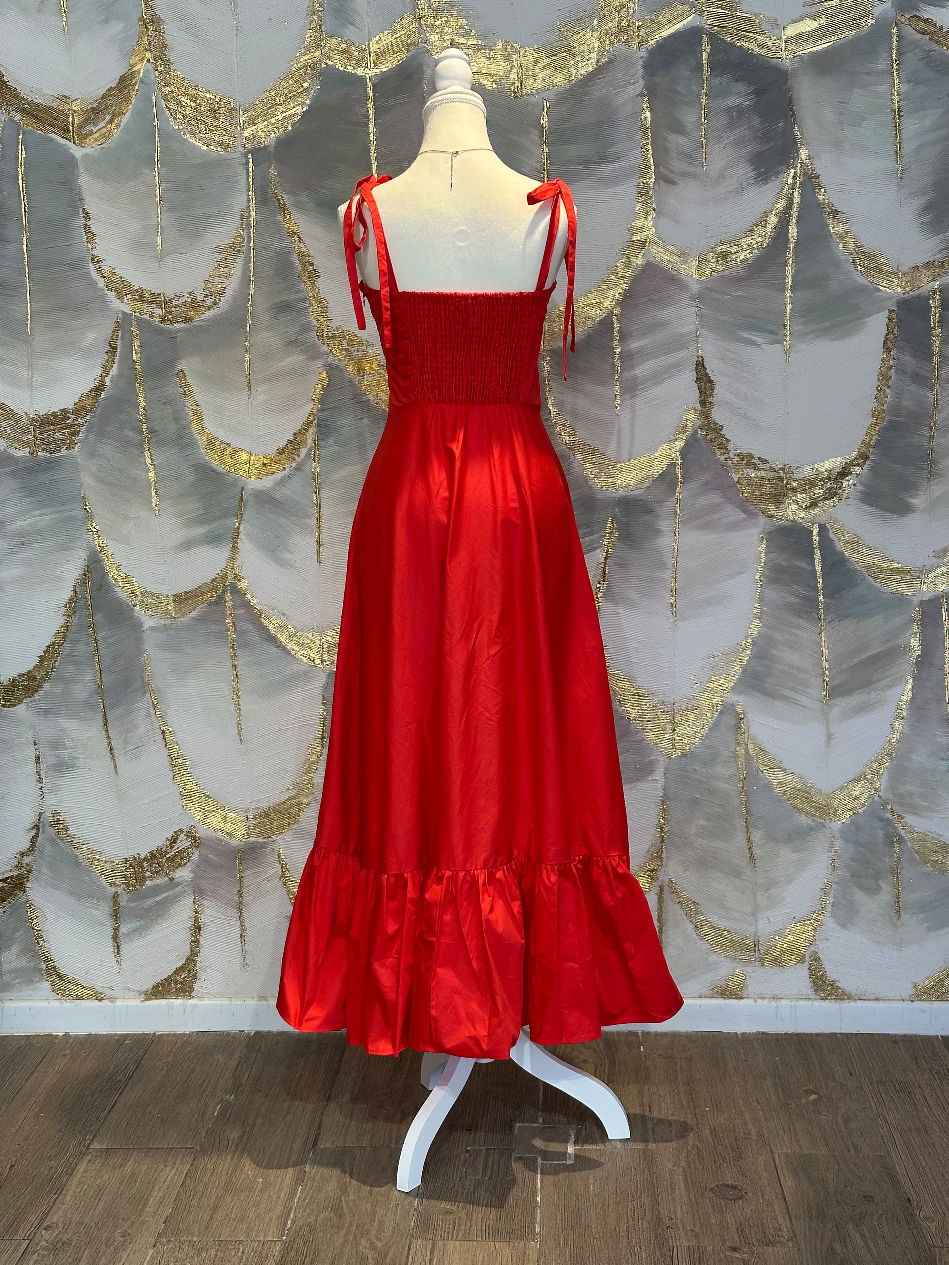 Vestido Rojo tirantes