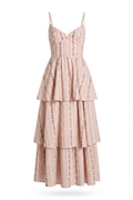Vestido largo con flores