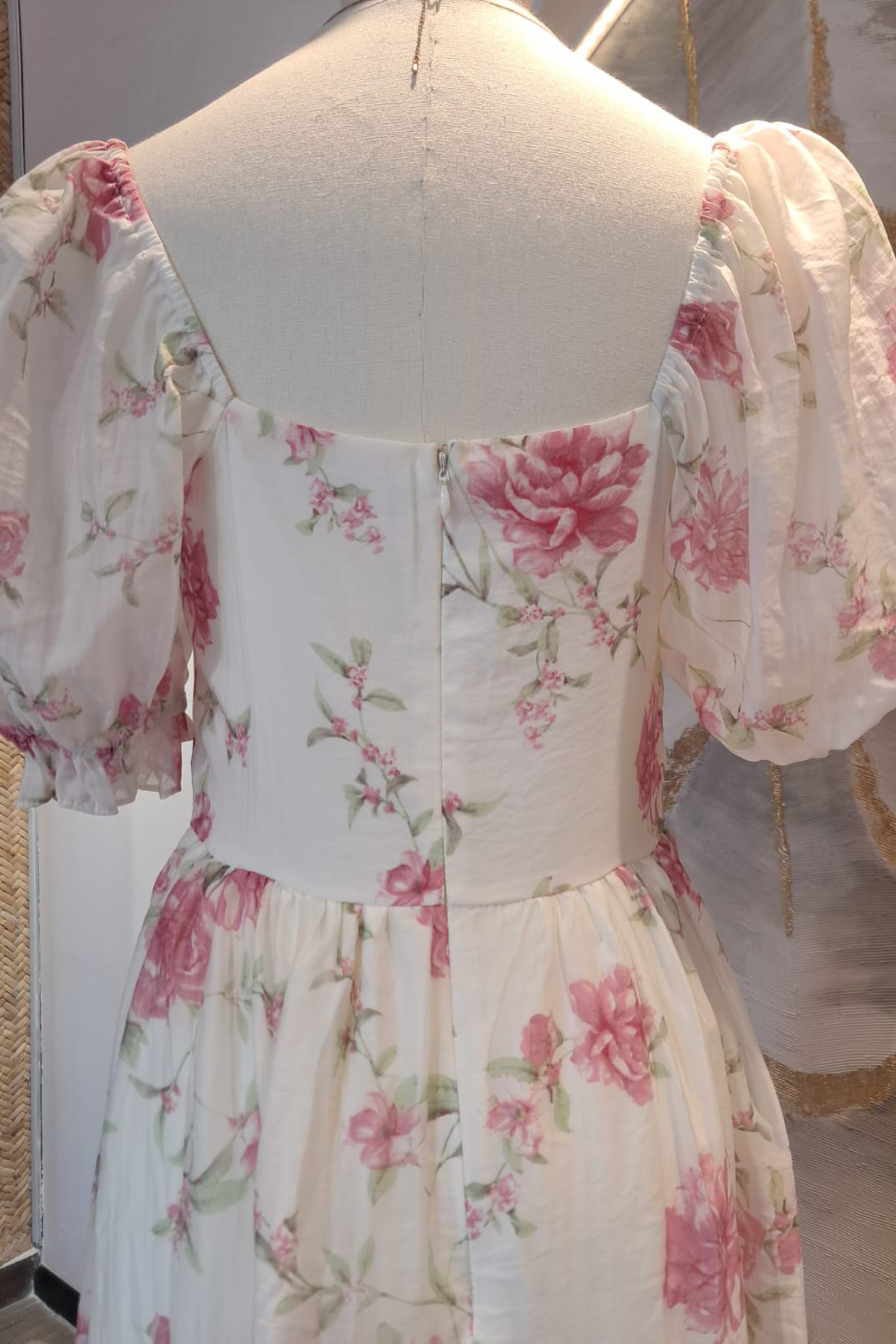 Vestido largo floreado