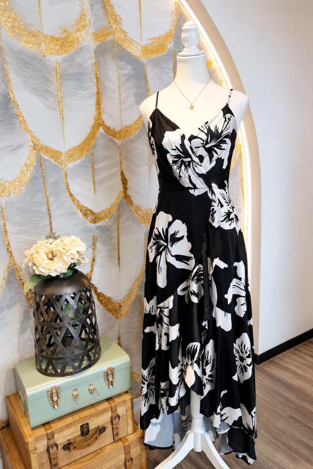 Vestido de tirantes Negro