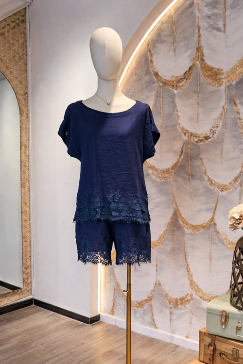Conjunto de 2 piezas azul